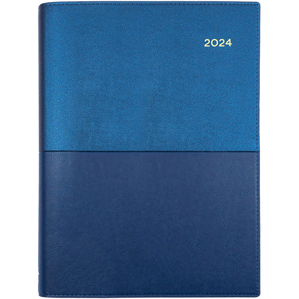 Image for COLLINS VANESSA 365.V59 DIARY WEEK TO VIEW A6 BLUE from Olympia Office Products