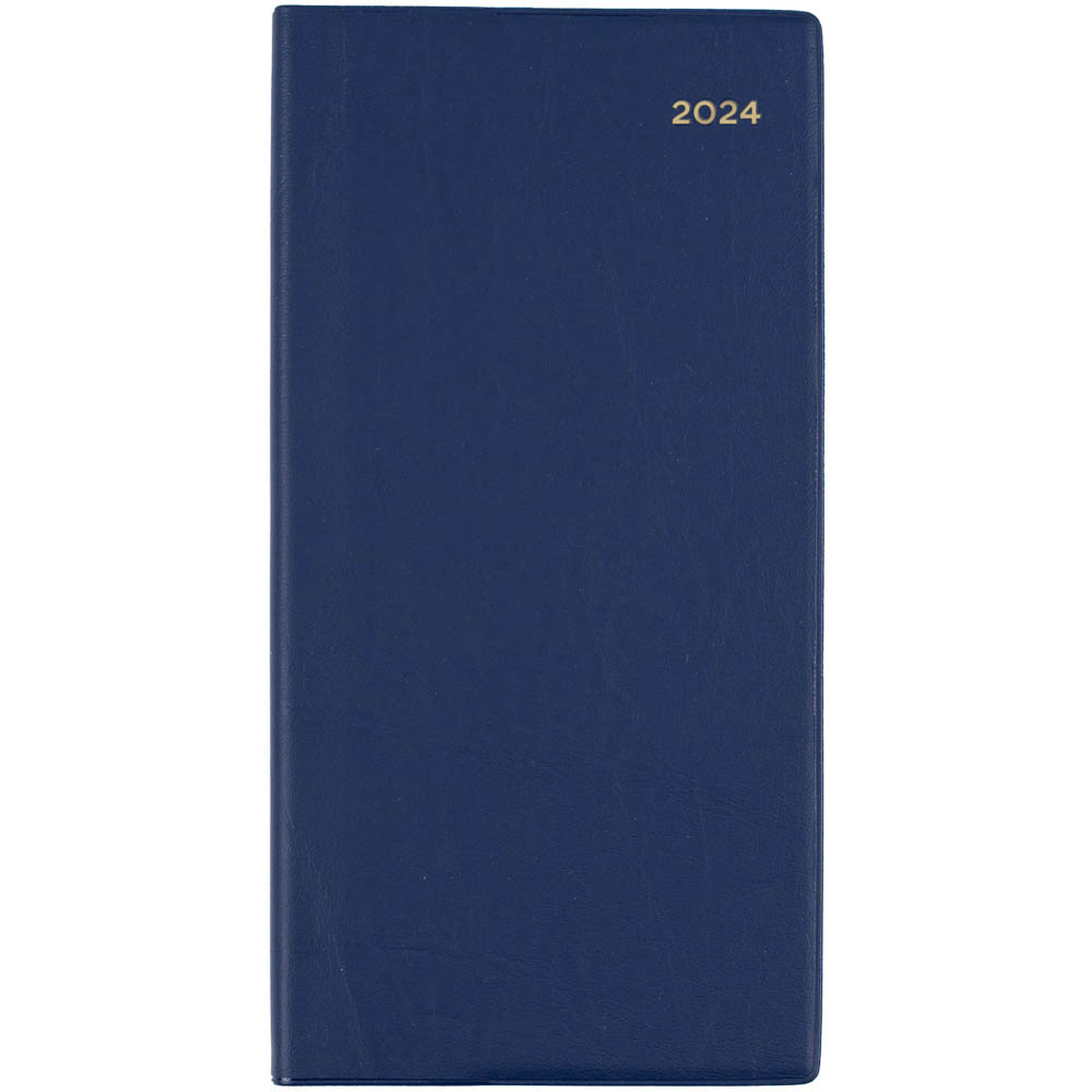 Image for COLLINS BELMONT POCKET 377L.V59 DIARY WEEK TO VIEW B6/7 LANDSCAPE NAVY from Olympia Office Products