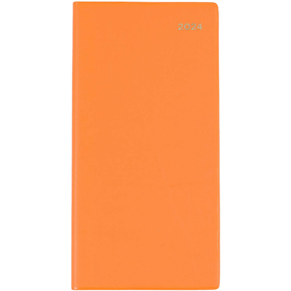 Image for COLLINS BELMONT COLOURS POCKET 377P.V44 DIARY WEEK TO VIEW B6/7 PORTRAIT ORANGE from Clipboard Stationers & Art Supplies