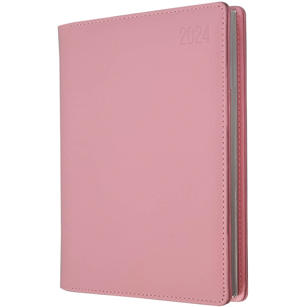 Image for DEBDEN ASSOCIATE II DESK 4251.U50 DIARY WEEK TO VIEW A4 PINK from BusinessWorld Computer & Stationery Warehouse