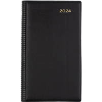 collins belmont 61pa.v99 diary day to page octavo black