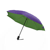 Image for JUMBLE AND CO UPS AND DOWNS UMBRELLA AUTOMATIC GREEN from Clipboard Stationers & Art Supplies