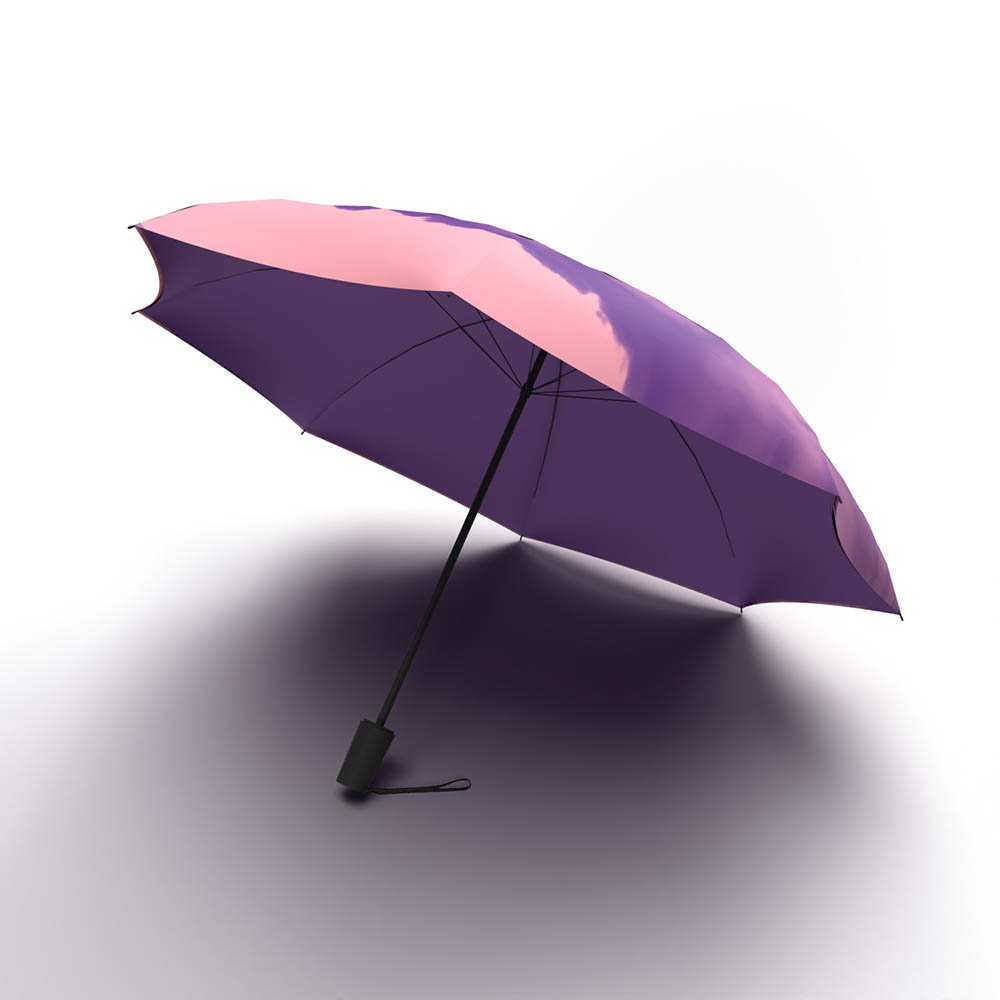Image for JUMBLE AND CO UPS AND DOWNS UMBRELLA AUTOMATIC PURPLE from Memo Office and Art