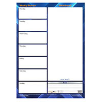 collins writeraze 9600 qc weekly planner 500 x 700mm