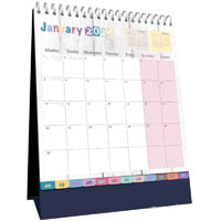 collins brighton btdc desk calendar month to view 220 x 175mm