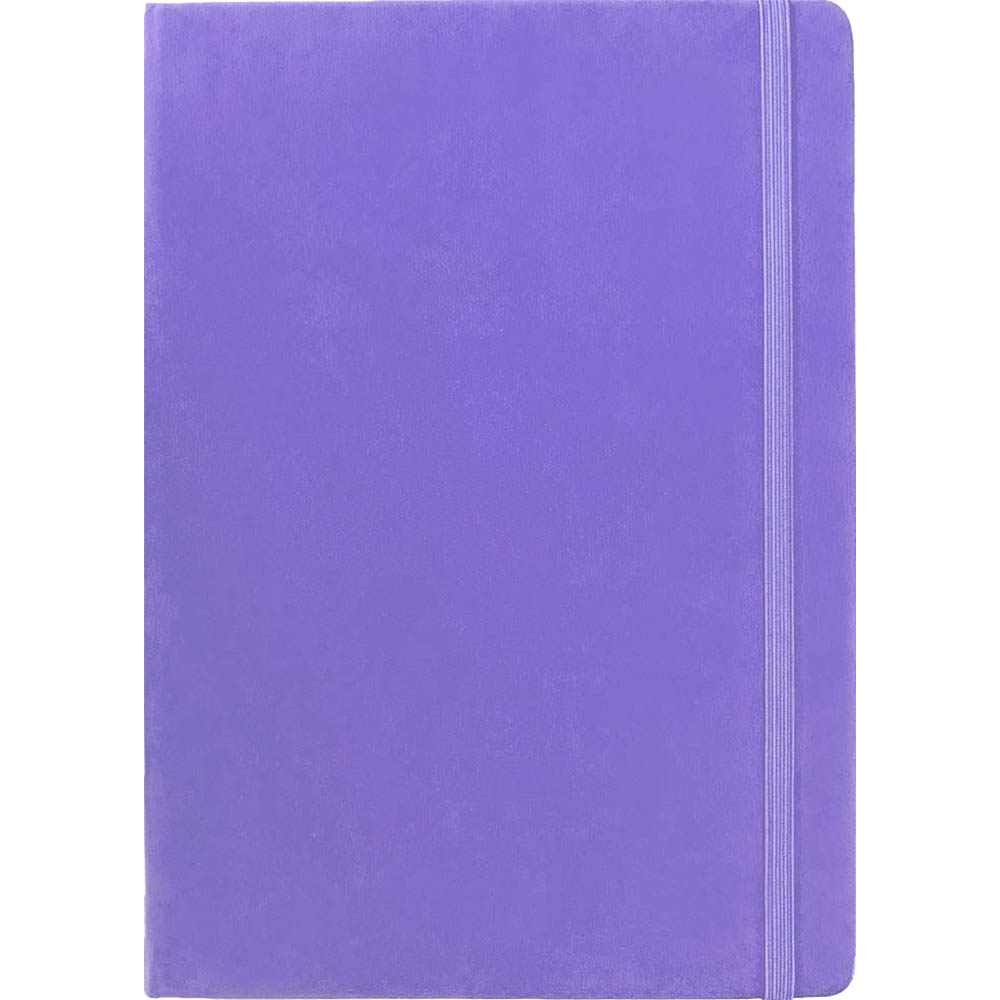 Image for COLLINS LEGACY NOTEBOOK RULED 240 PAGE EXPANDABLE INNER POCKET A5 PURPLE from Memo Office and Art