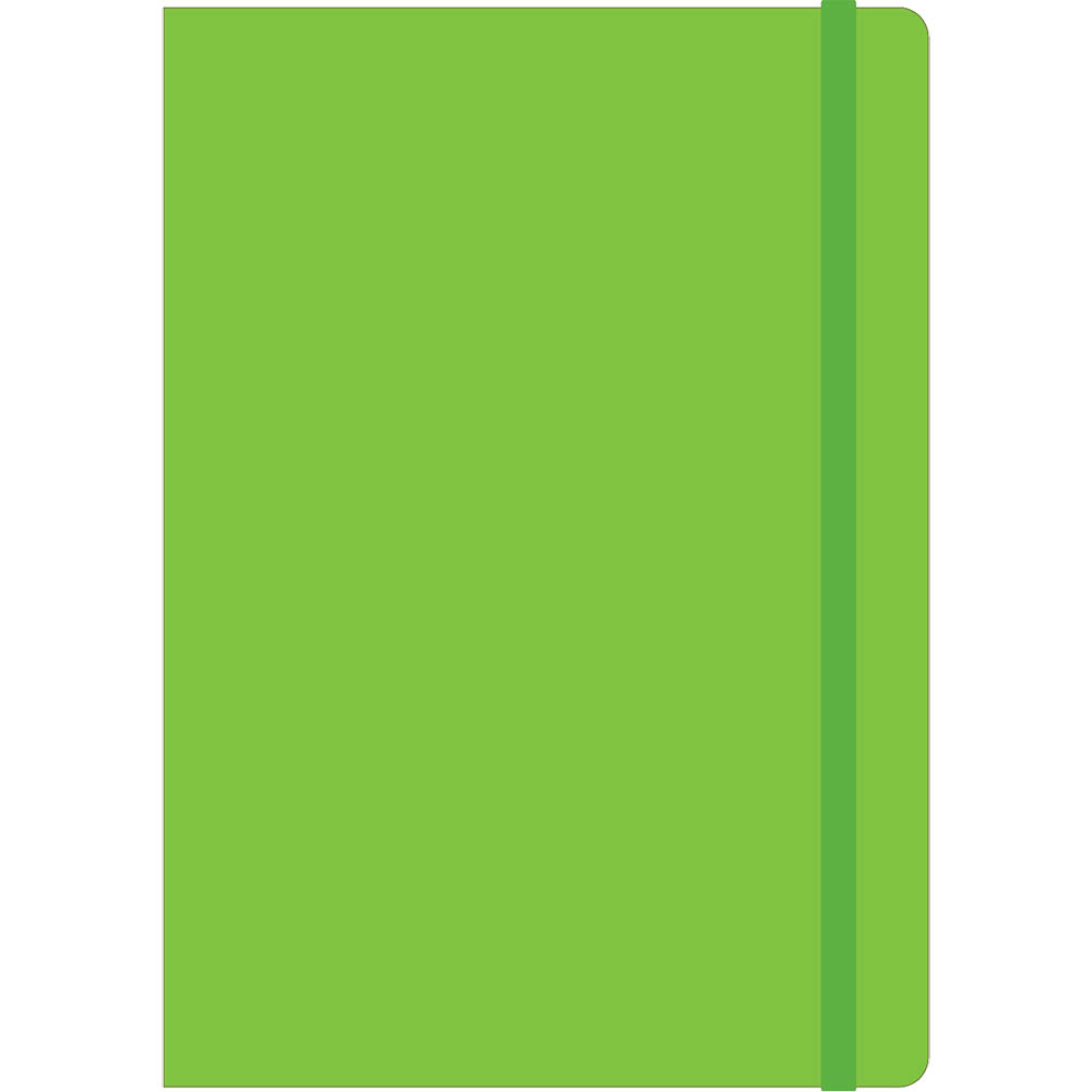 Image for COLLINS LEGACY NOTEBOOK RULED 240 PAGE EXPANDABLE INNER POCKET A5 GREEN from Office Heaven