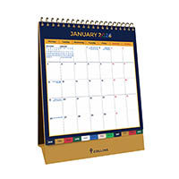 collins edge mira edmrdc desk calendar month to view 220 x 175mm