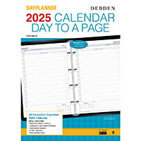 debden dayplanner ex5100 executive edition refill day to page