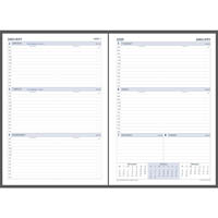 debden dayplanner 819363 executive edition refill week to view