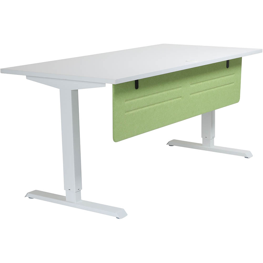 Image for HEDJ BELOW PET DESK MOUNTED SCREEN 1400 X 340MM GREEN from Positive Stationery