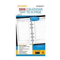 debden dayplanner pr2100 personal edition refill day to page