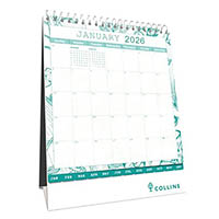 collins tara desk calendar tadc month to view 220 x 175mm