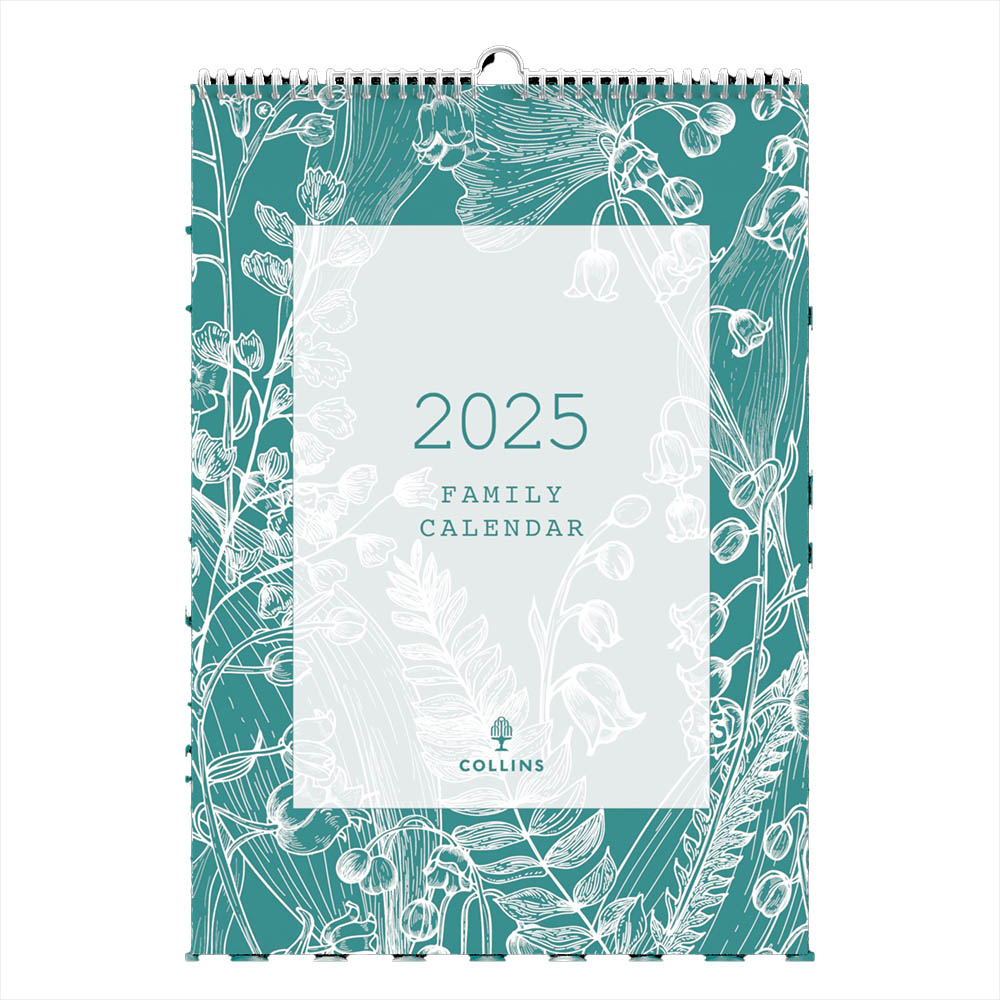 Image for COLLINS TARA FAMILY WALL CALENDAR TAFC135 MONTH TO VIEW A3 from ALLBIZ Office Supplies