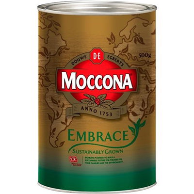 Image for MOCCONA EMBRACE INSTANT COFFEE SUSTAINABLY GROWN 500G CAN from Mitronics Corporation