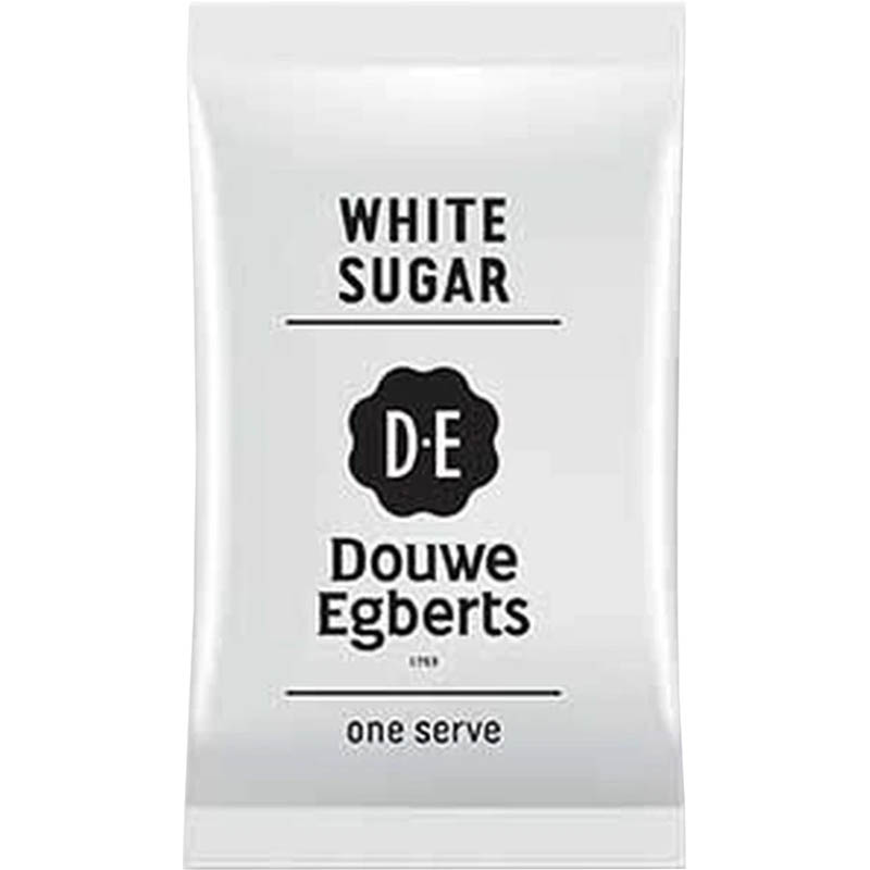 Image for DOUWE EGBERTS WHITE SUGAR SINGLE SERVE SACHET 3G CARTON 2000 from Eastland Office Supplies