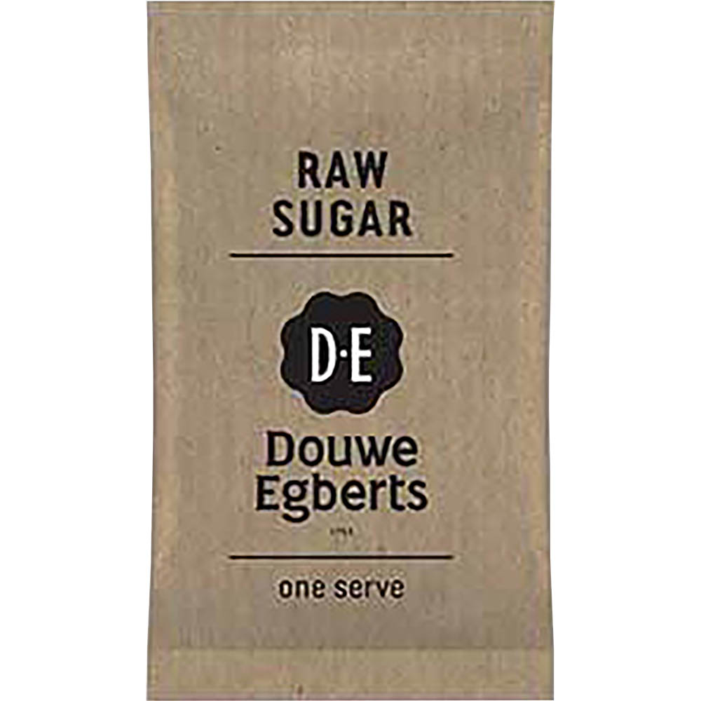 Image for DOUWE EGBERTS RAW SUGAR SINGLE SERVE SACHET 3G CARTON 2000 from Mitronics Corporation