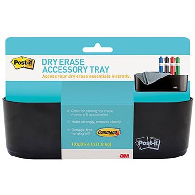 Image for POST-IT DRY ERASE ACCESSORY TRAY BLACK from BusinessWorld Computer & Stationery Warehouse