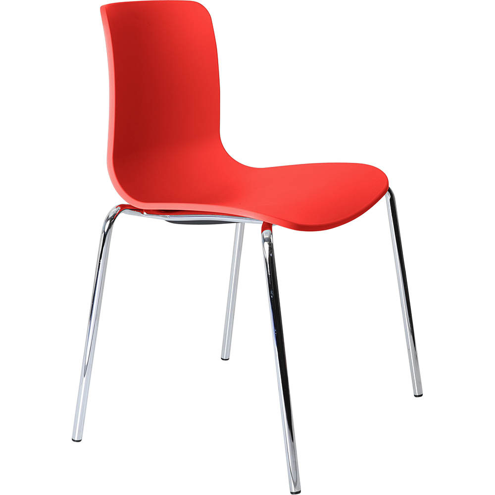 Image for DAL ACTI CHAIR 4-LEG CHROME FRAME POLYPROP SHELL 350MM from That Office Place PICTON