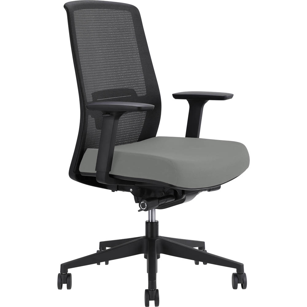 Image for JIRRA SIDE CONTROL SYNCHRO HIGH MESH BACK ARMS BLACK BACK STEEL SEAT from Office Heaven