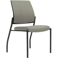 urbin 4 leg chair glides black frame mocha seat inner and outer back