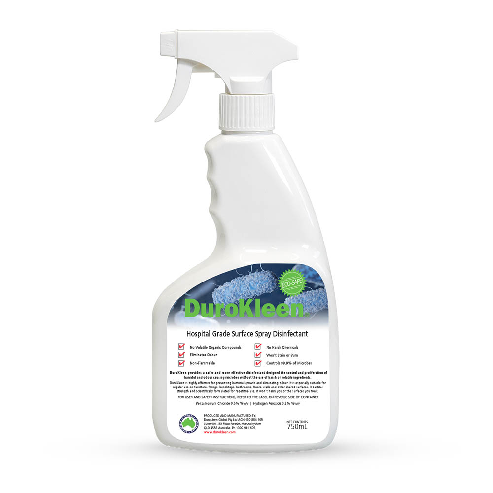 Image for DUROKLEEN LONG TERM ANTIMICROBIAL HOSPITAL GRADE DISINFECTANT 750ML from That Office Place PICTON