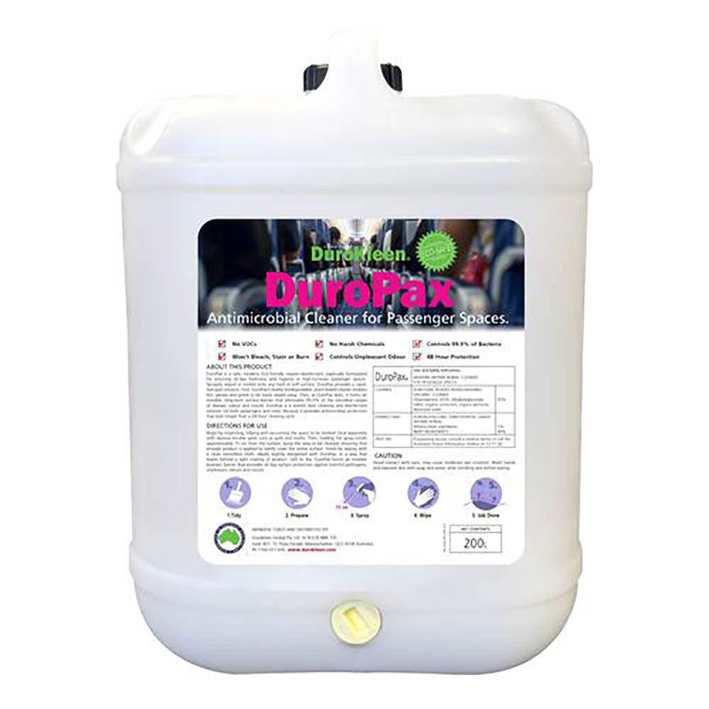 Image for DUROPAX CLEANER AND HOSPITAL GRADE ANTIMICROBIAL DISINFECTANT 20 LITRE from Mitronics Corporation