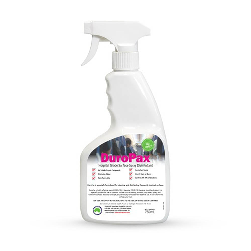 Image for DUROPAX CLEANER AND HOSPITAL GRADE ANTIMICROBIAL DISINFECTANT 750ML from Challenge Office Supplies