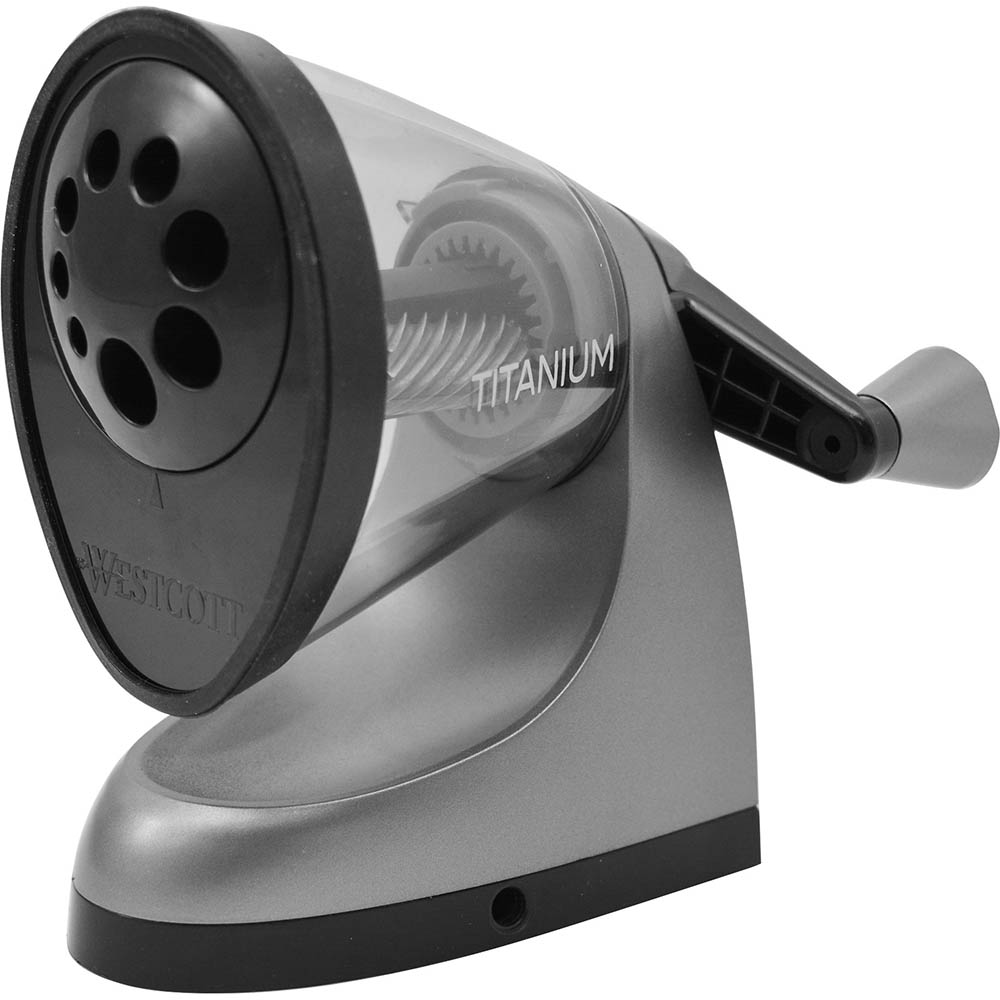 Image for WESTCOTT IPOINT CLASSACT MANUAL PENCIL SHARPENER MULTI-HOLE GREEN from Office Fix - WE WILL BEAT ANY ADVERTISED PRICE BY 10%