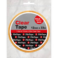 pilotape premium stationery tape 12mm x 33m