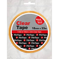 pilotape premium stationery tape 18 x 33m