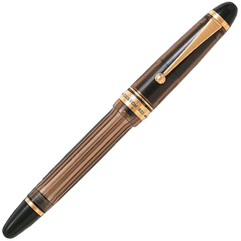 Image for PILOT CUSTOM 823 FOUNTAIN PEN BROWN BARREL BROAD NIB BLACK INK from Office Fix - WE WILL BEAT ANY ADVERTISED PRICE BY 10%