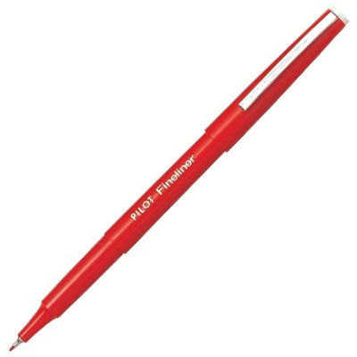 Image for PILOT FINELINER PEN 0.4MM RED from Mitronics Corporation