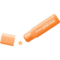 pilot frixion erasable stamp apricot orange star
