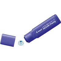 pilot frixion erasable stamp blue penguin