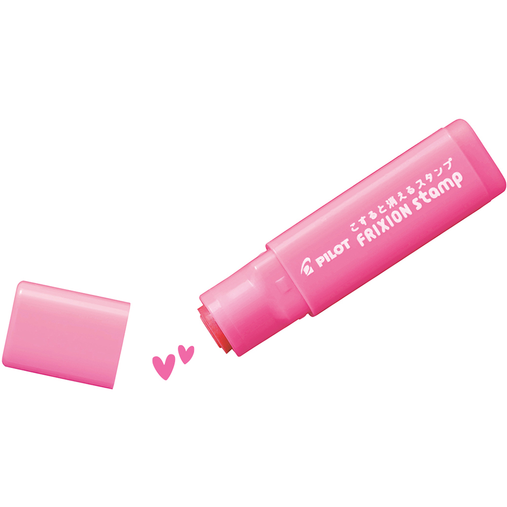 Image for PILOT FRIXION ERASABLE STAMP PINK DOUBLE HEART from Mitronics Corporation