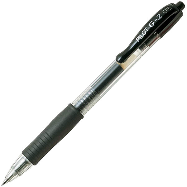 Image for PILOT G2 RETRACTABLE GEL INK PEN 0.5MM BLACK from Mercury Business Supplies