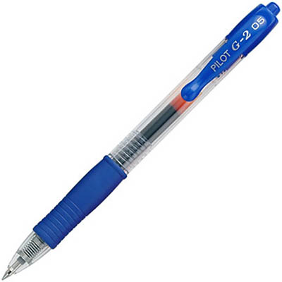 Image for PILOT G2 RETRACTABLE GEL INK PEN 0.5MM BLUE from Memo Office and Art