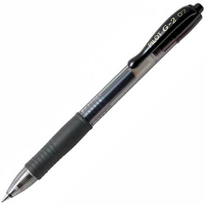 Image for PILOT G2 RETRACTABLE GEL INK PEN 0.7MM BLACK from Eastland Office Supplies