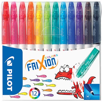 Image for PILOT FRIXION ERASABLE MARKER 2.5MM ASSORTED WALLET 12 from Challenge Office Supplies