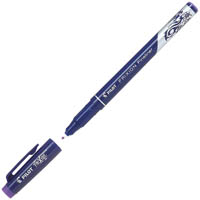 pilot frixion erasable fineliner pen 0.45mm violet