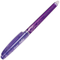 pilot frixion point erasable gel ink pen 0.5mm violet