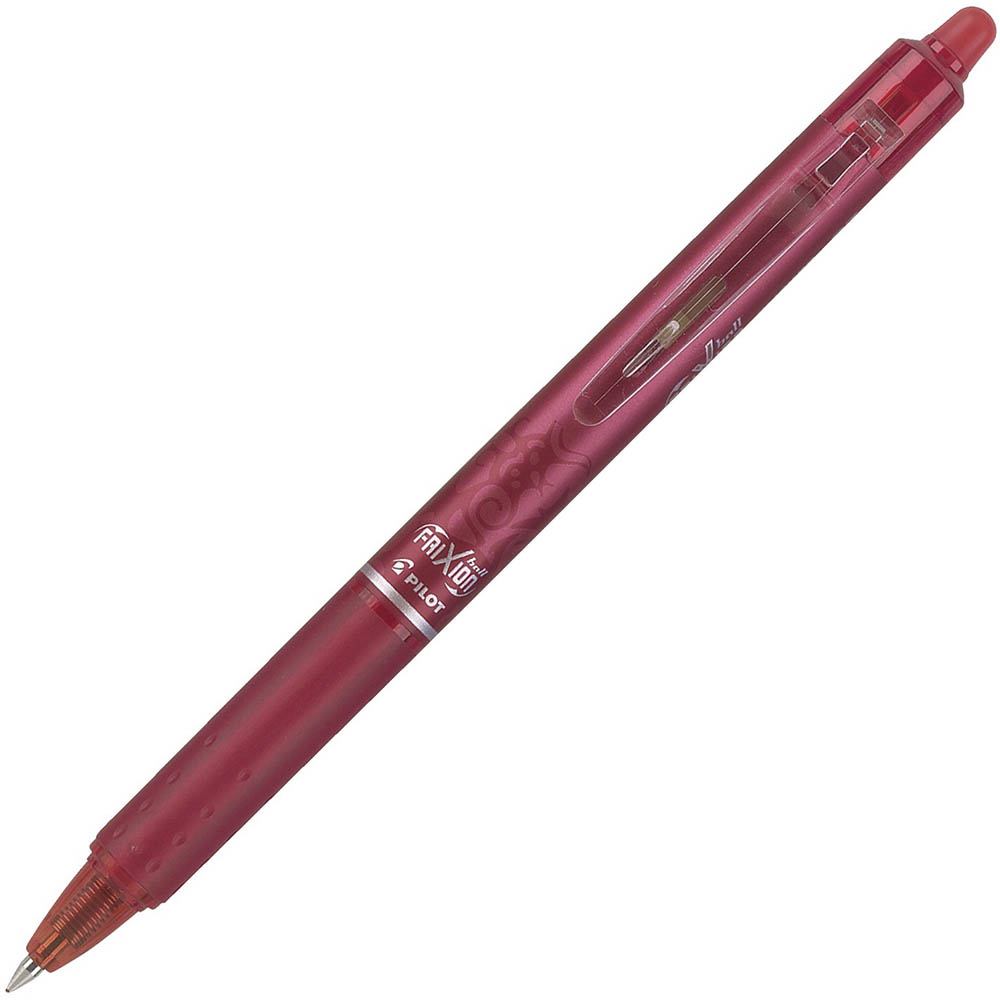 Image for PILOT FRIXION CLICKER RETRACTABLE ERASABLE GEL INK PEN 0.7MM RED from Office Express