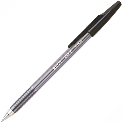 Image for PILOT BP-S STICK TYPE BALLPOINT PEN FINE BLACK from Office Fix - WE WILL BEAT ANY ADVERTISED PRICE BY 10%