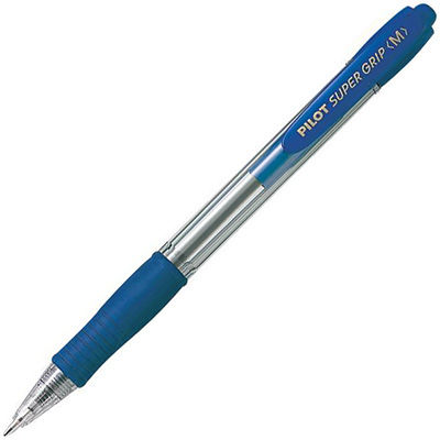 Image for PILOT SUPER GRIP RETRACTABLE BALLPOINT PEN MEDIUM 1.0MM BLUE from Challenge Office Supplies