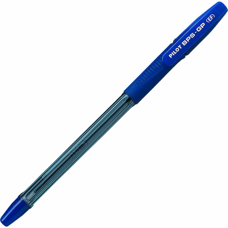 Image for PILOT BPS-GP BALLPOINT GRIP STICK PEN EXTRA FINE BLUE BOX 12 from BusinessWorld Computer & Stationery Warehouse