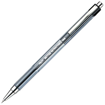 Image for PILOT BP-145 RETRACTABLE BALLPOINT PEN FINE 0.7MM BLACK from Challenge Office Supplies