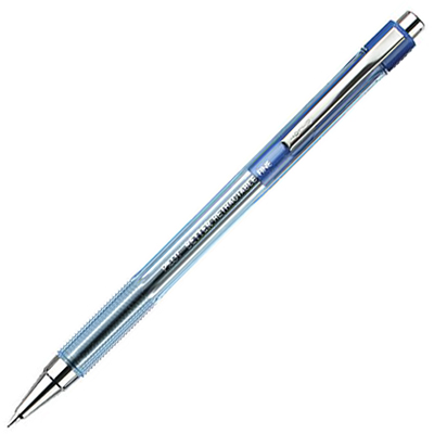Image for PILOT BP-145 RETRACTABLE BALLPOINT PEN FINE 0.7MM BLUE from York Stationers