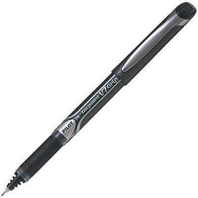 Image for PILOT V7 GRIP HI-TECPOINT LIQUID INK ROLLERBALL PEN 0.7MM BLACK from Prime Office Supplies