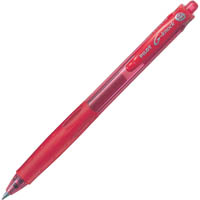 pilot begreen g-knock retractable gel ink pen 0.7mm red